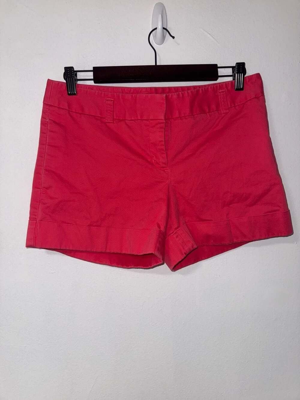 Express Pink Cuffed Chino Shorts Size 6